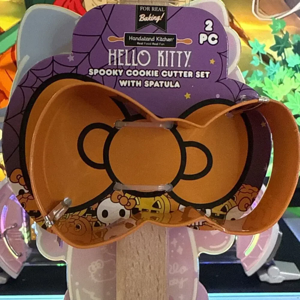 Hello Kitty Cutter Spatula Set 2 Pc 2024 Sanrio Halloween Spooky Cookie Baking